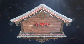 Aperçu de la carte : "Un Noël rempli de joie et de bonheur... Gardons notre âme d'enfant !"