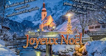 Aperçu de la carte : « Je te souhaite une fin d'année empreinte de recueillement et de quiétude... »