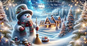 Aperçu de la carte : « Pour cette nouvelle année, je te souhaite épanouissement, bonheur, santé et réussite... »