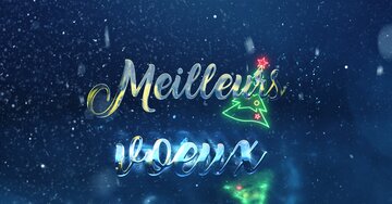 Aperçu de la carte : « Meilleurs vœux pour un Noël plein de joie et de bonheur... »