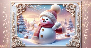 Aperçu de la carte : B O N N E A N N É E