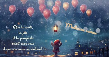 Aperçu de la carte : « Que la santé, la joie et la prospérité soient avec vous... »