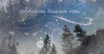 Aperçu de la carte : « Faisons tous un vœu, un vœu fou et grandiose et consacrons... »