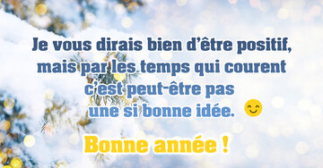 Aperçu de la carte : Soyons positif