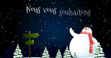 Aperçu de la carte : « Je vous souhaite une année positive, pleine d'espoir après une année pénible... »