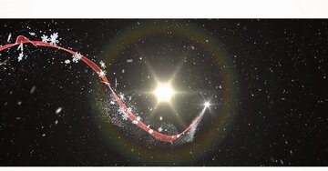 Aperçu de la carte : « Une année resplendissante remplie de lumière, que vos vœux deviennent réalité et votre bonheur... »