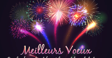 Aperçu de la carte : « Meilleurs Vœux. Que les feux d'artifice... »