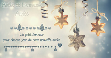 Aperçu de la carte : « Un petit bonheur pour chaque jour de cette nouvelle année... »