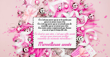 Aperçu de la carte : « Ce n'est pas parce que je ne te parle pas que je ne pense pas... »