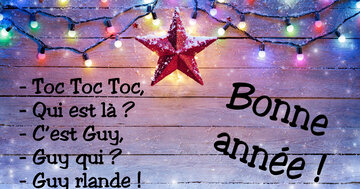 Aperçu de la carte : « Toc Toc Toc, qui est là ? C'est Guy! Guy qui ?... »