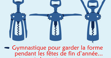 Aperçu de la carte : « Gymnastique pour garder la forme pendant les fêtes de fin d'année... »