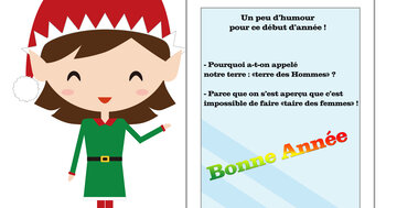 Aperçu de la carte : « Un peu d'humour... Pourquoi notre terre est la 'terre des Hommes' ? ... »