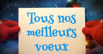 Aperçu de la carte : Tous nos meilleurs voeux, bonne année 2025 .