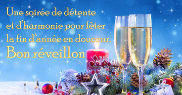 Aperçu de la carte : « Une soirée de détente et d'harmonie pour fêter la fin d'année... »