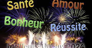 Aperçu de la carte : Santé, amour, bonheur, réussite, meilleurs voeux 2025.