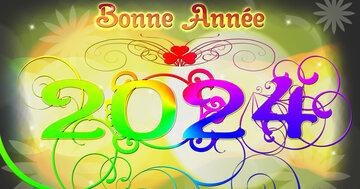 Aperçu de la carte : Bonne année 2025