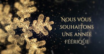 Aperçu de la carte : « Nous vous souhaitons une année féérique remplie de magie, de douceurs et de joie... »