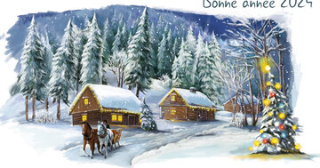 Aperçu de la carte : Bonne année 2025