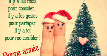 Aperçu de la carte : « Il y a les mots pour consoler, il y a les gestes pour partager. Il y a toi... »