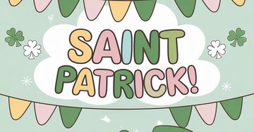 Aperçu de la carte : SAINT PATRICK!
Que le bonheur danse avec vous !