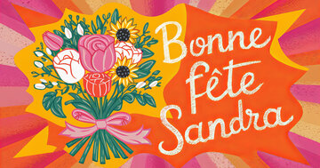 Aperçu de la carte : Bonne fête Sandra