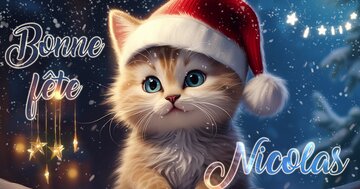 Aperçu de la carte : Bonne fête Nicolas