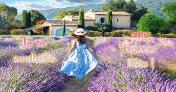 Aperçu de la carte : Je te souhaite une bonne fête.