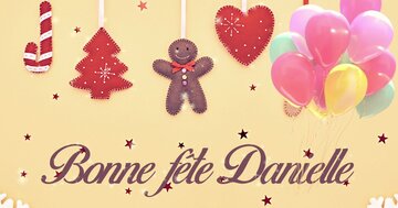 Aperçu de la carte : Bonne fête Danielle