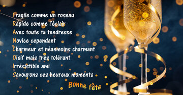 Aperçu de la carte : « Fragile comme un roseau, rapide comme l'éclair, avec toute ta tendresse... »