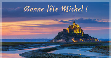 Aperçu de la carte : Bonne fête Michel !