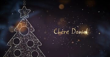 Aperçu de la carte : « Cher Danielle, tu es toujours gai, toujours aimable et toujours agréable. Je te souhaite... »