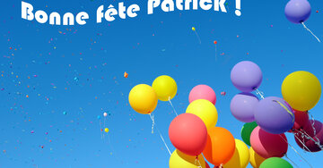 Aperçu de la carte : Bonne fête Patrick