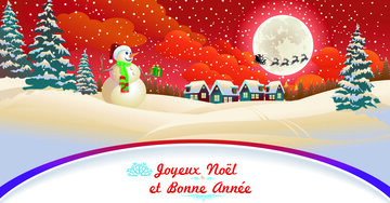 Aperçu de la carte : Joyeux Noël et bonne année
