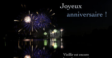 Aperçu de la carte : « Vieillir est le seul moyen qu'on ait trouvé de vivre longtemps... »