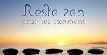 Aperçu de la carte : Reste zen pour tes examens