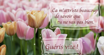 Aperçu de la carte : « Ça m'attriste de savoir que tu ne vas pas bien... »