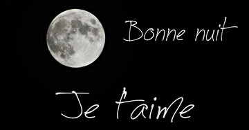 Aperçu de la carte : Bonne nuit, je t'aime