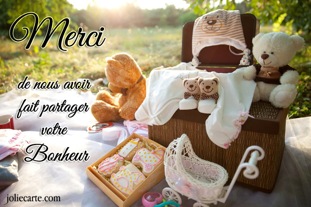 Une scène de pique-nique avec des ours en peluche, des vêtements de bébé et des biscuits décorés, illuminée par un soleil couchant.