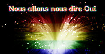 Aperçu de la carte : Nous allons nous dire Oui