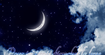 Aperçu de la carte : Pour toi j'irais décrocher la lune