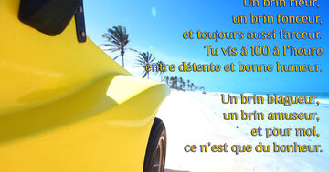 Aperçu de la carte : « Un brin rieur, un brin fonceur, et toujours aussi farceur... »