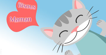 Aperçu de la carte : Bisous maman