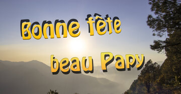 Aperçu de la carte : Bonne fête beau Papy