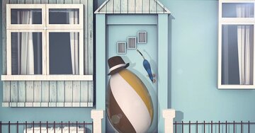 Aperçu de la carte : « Tous mes vœux pour de joyeuses Pâques et un bon dimanche... »