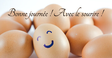 Aperçu de la carte : Bonne journée ! Avec le sourire !