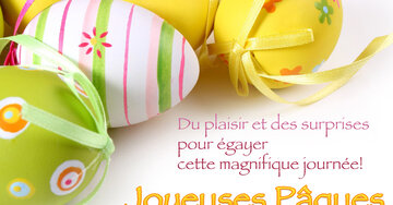 Aperçu de la carte : Du plaisir et des surprises
pour égayer
cette magnifique journée!