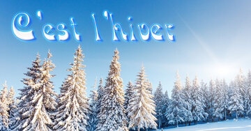 Aperçu de la carte : C'est l'hiver