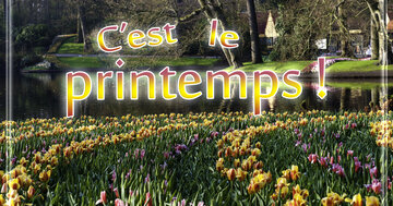 Aperçu de la carte : C'est le printemps