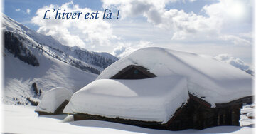 Aperçu de la carte : « L'hiver est là ! Il fera des heureux et des malheureux... »