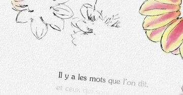 Aperçu de la carte : « Il y a les mots que l'on dit, ceux que l'on tait... »
